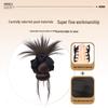 Women's Lazy Chic Dragon Beard Claw Clip for Low Updo Hairstyle