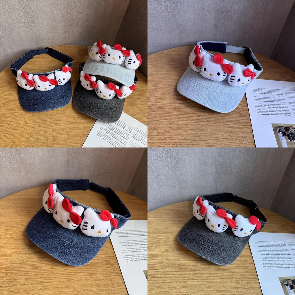 Sun Hat With Breathable Cotton Denim And Wide Brim Outdoor For