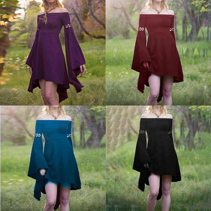 Medieval Palace Cosplay Costume Retro Dress For Women And Girls