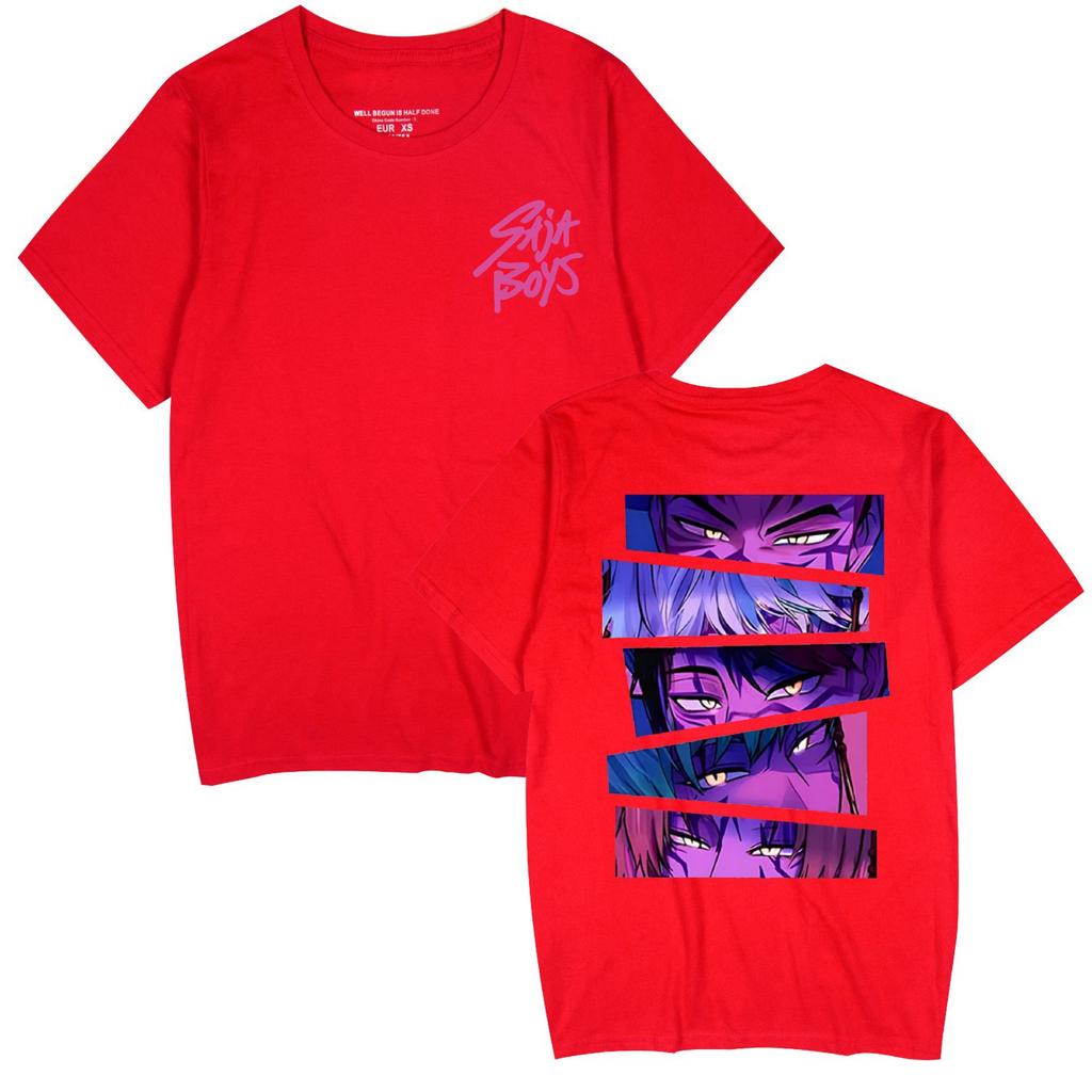 Summer Women Men's Short Sleeve Tshirt KPop Demon Hunters Clothing New Men Tee Shirt Cosplay T-Shirt