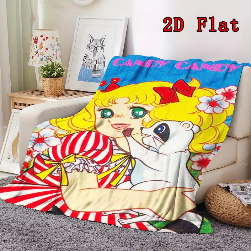 Vintage Sweetheart/Pin-up 2D Flat Pattern Flannel Blanket High quality All Seasons Warmth and Comfort Perfect for Christmas Gifts.MMT0918230