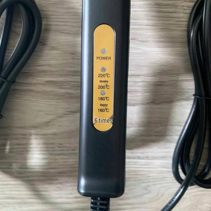 Adjustable Temperature Straightener: Damage-Free Hairstyling Tool for Bangs and Hair.