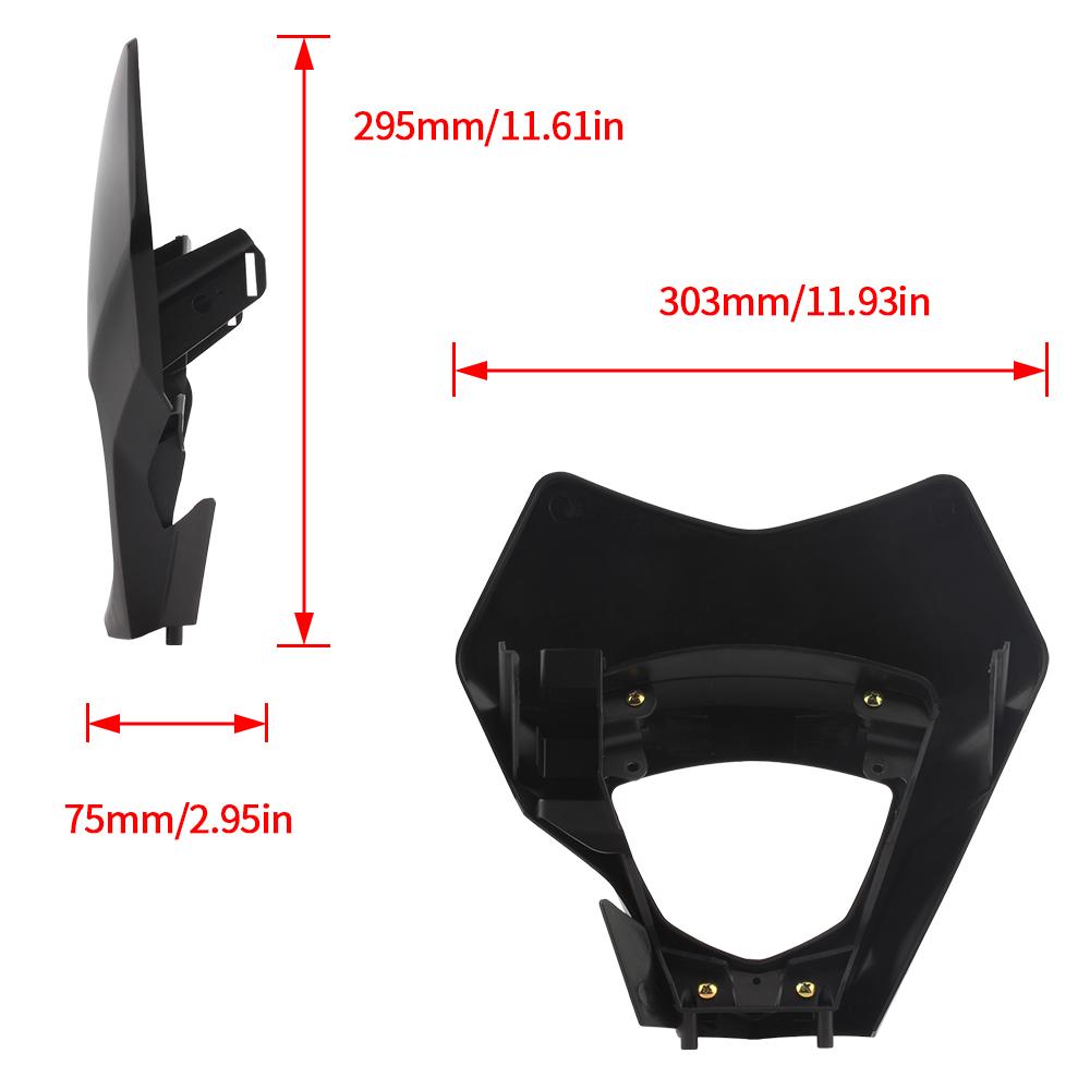 For GasGas Motorcycle Headlight Plate Moped Tuning EC 250 250F 300F EX 300 350F 450F MC 450 2021 To 2023 Dirt Bike Motocross