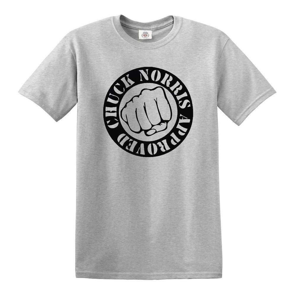 Chuck Norris Approved Tshirt Unisex Funny Martial Arts Mma Retro Design Tee Top