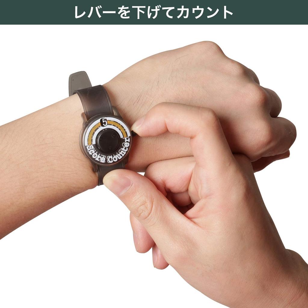 Tabata Score Counter Golf Golf Round Watch Score Counter III Skeleton Blue GV0903 SBL Watch, Supplies,