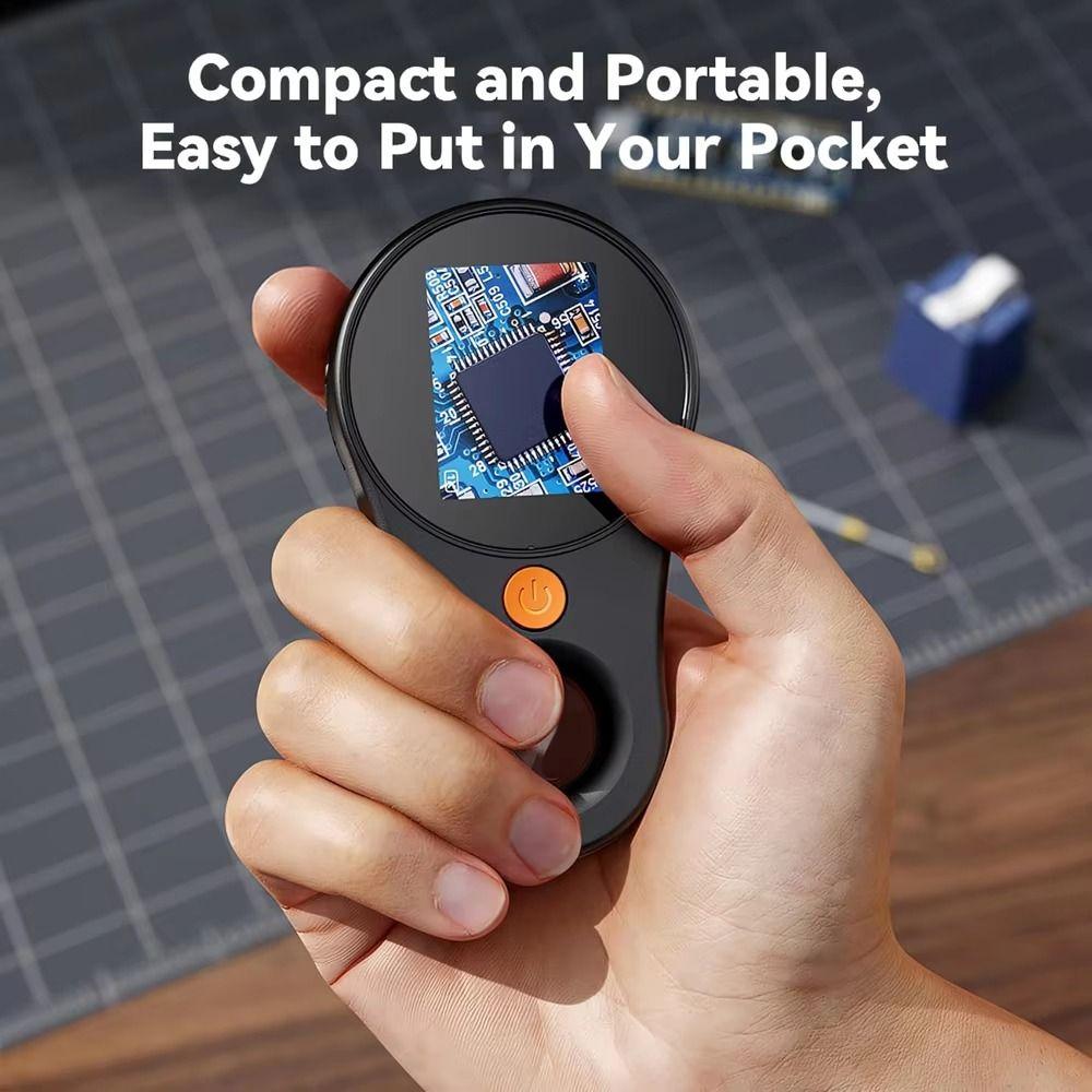 HD Children's Digital Microscope 2 Inch IPS Screen Coin Magnifier Electronics Repair
