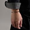 Vnox 5mm Paperclip Chain Bracelet for Men, Casual Stylish Rectangle Links Wristband, Adjustable Chain Jewelry