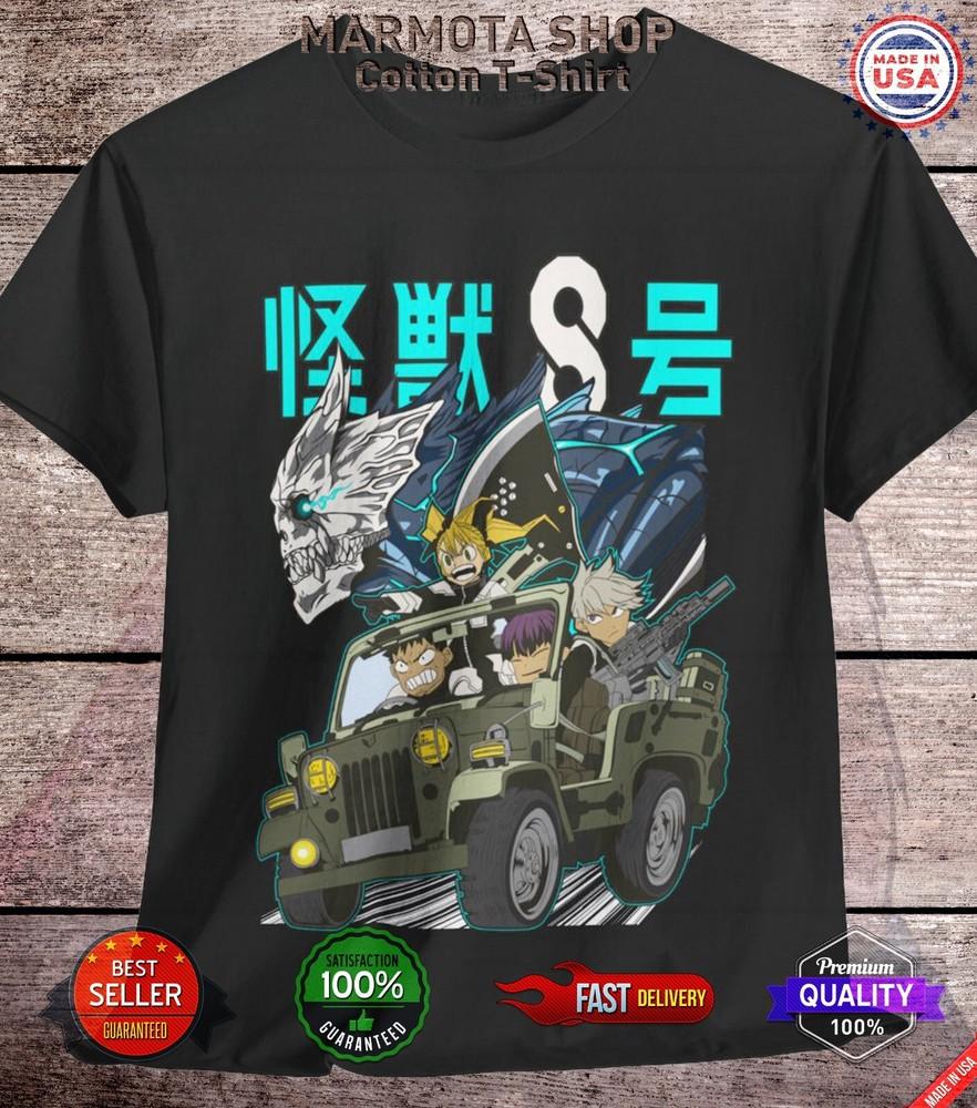 

Kaiju No 8 Mina Shiro Kaiju T-Shirt Anime Soft Tee Shirt All Sizes Kafka Hibino M