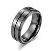 Minimalist Titanium Steel Ring for Men – Fashion Stainless Steel Band, European Street Style Jewelry