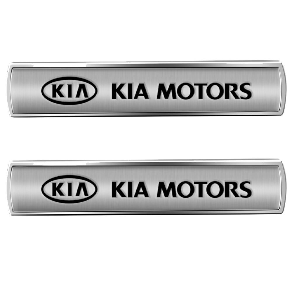 3D Car Metal Emblem Car Body Side Window Badge Sticker For KIA 3 Rio K2 K5 K3 Ceed Sportage Cerato Soul Sorento Picanto Optima FS1