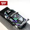 YVAZ6 MINIGT 1:64 Toyota GR86 HKS TYPE R 2022 Tokyo Auto Salon MGT Alloy Car Model 1005