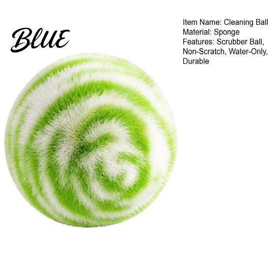 Eco Friendly Cleaning Tool Non-Scratch Scrubber Ball Gentle Reusable Stain Removal Sponge Household Dirt Sponge Deep for Ceramic Marble Surfaces