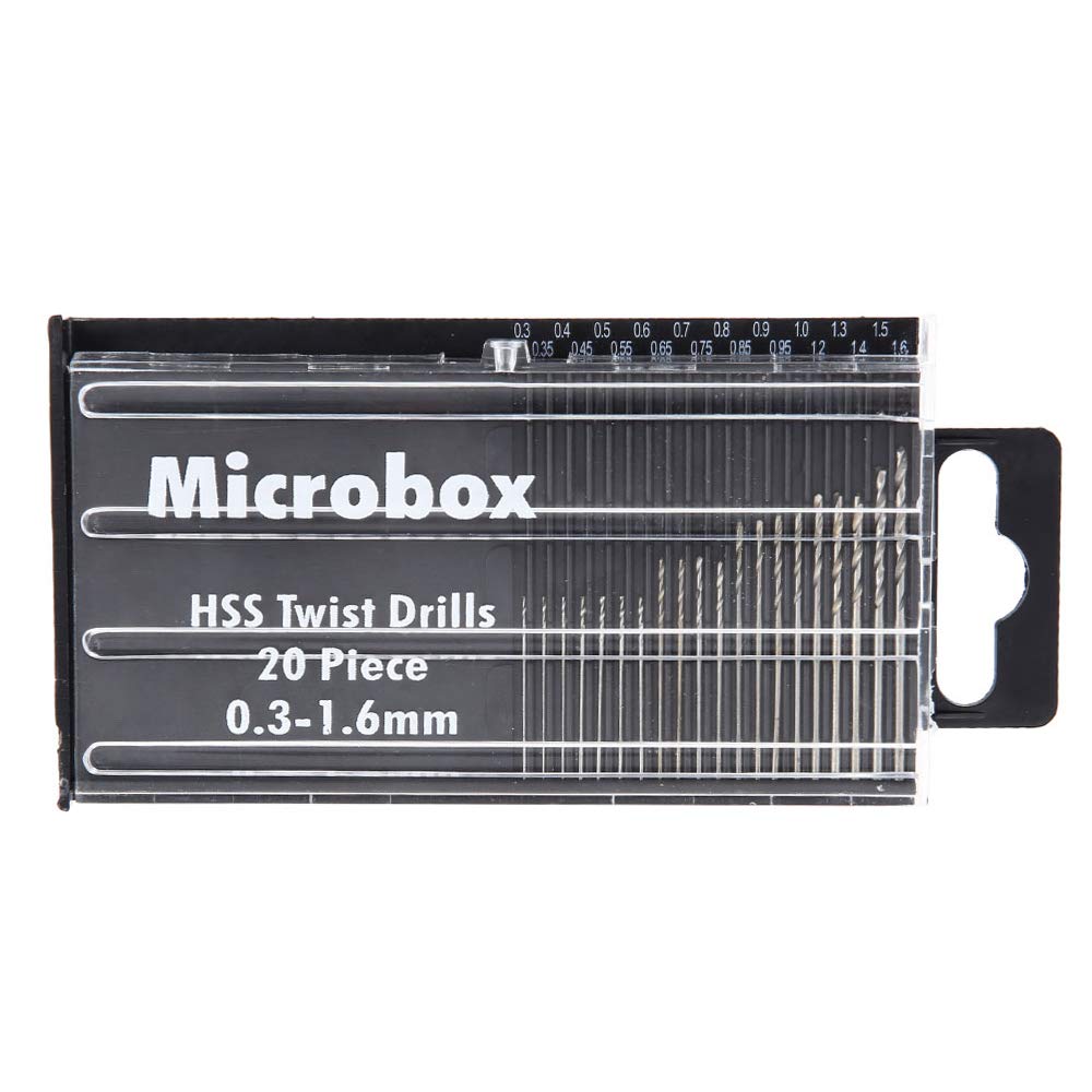 Bestgle Ultra Fine Micro Drill Set, 0.01 - 0.06 Inch (0.3 - 1.6