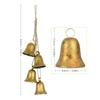 Decorative Bells Handmade Cow Bells For Christmas Weatherproof Gold Cow Chime For Dining Entryway Window Bedroom Door Living