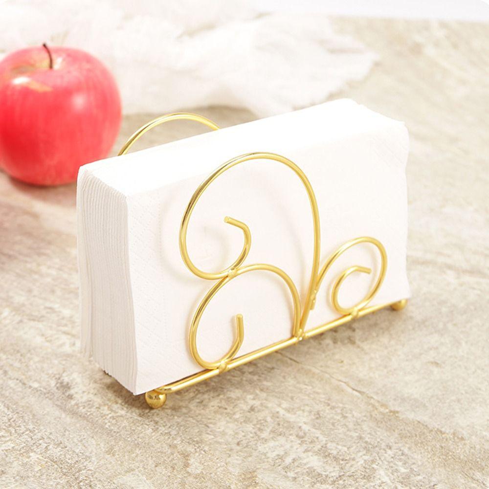 Nordic Style Tissue Storage Rack Space-Saving Vertical Napkin Dispenser Table Paper Organizer  Home