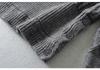 Retro Sweter Krótki z Dekoltem i Splotem Warkoczowym w Koreańskim Stylu WS9295-26