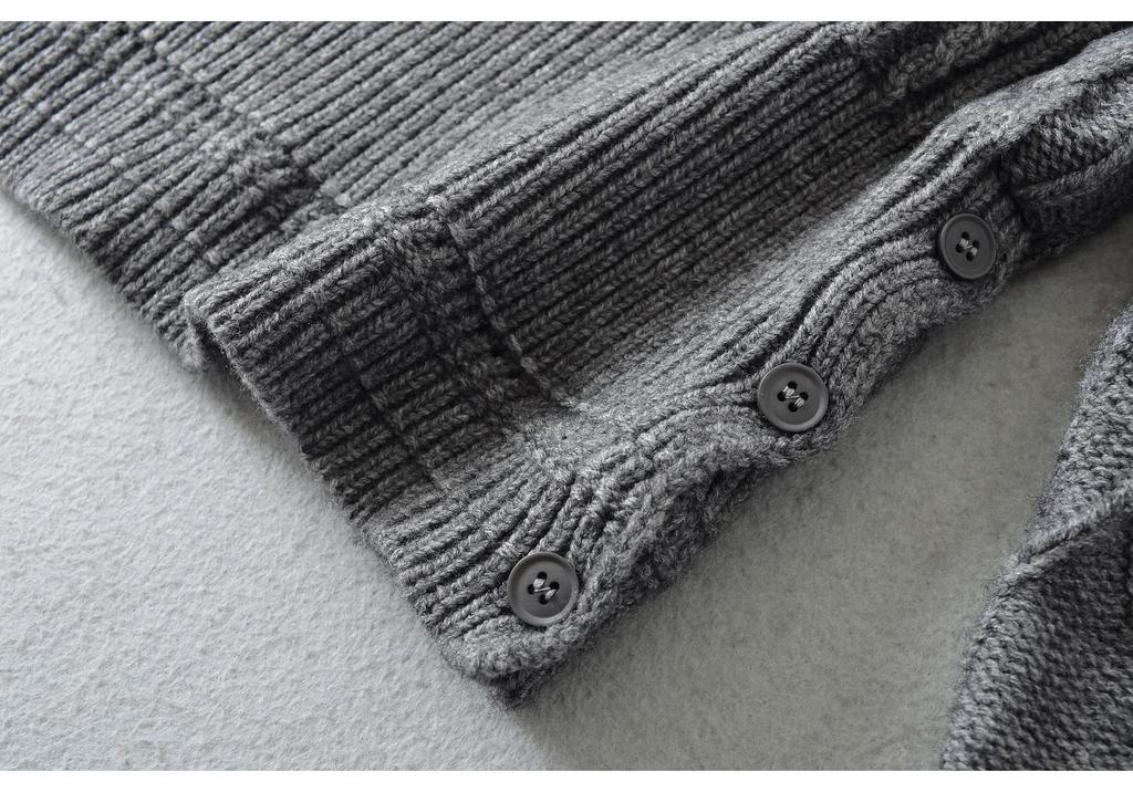 Retro Sweter Krótki z Dekoltem i Splotem Warkoczowym w Koreańskim Stylu WS9295-26