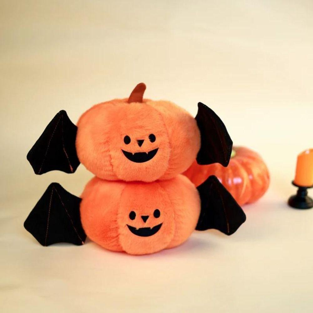 PP Cotton Simulated Pumpkin Plush Doll Stuffed Halloween Pumpkin Throw Pillow Kids Gift