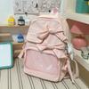 Zaino Zaino Scolastico da Donna 1011 Nuovo Grande Capacità Zaino da Pendolare Borsa Dolore Stile Fiocco Balletto Zaino Scolastico per Studente di Scuola Media