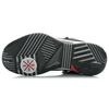 Li Ning WOW 2 Slip Resistant, Abrasion Resistant, Rebound Mid Top Basketball Shoes Men's Black Gray White ABAH017-2