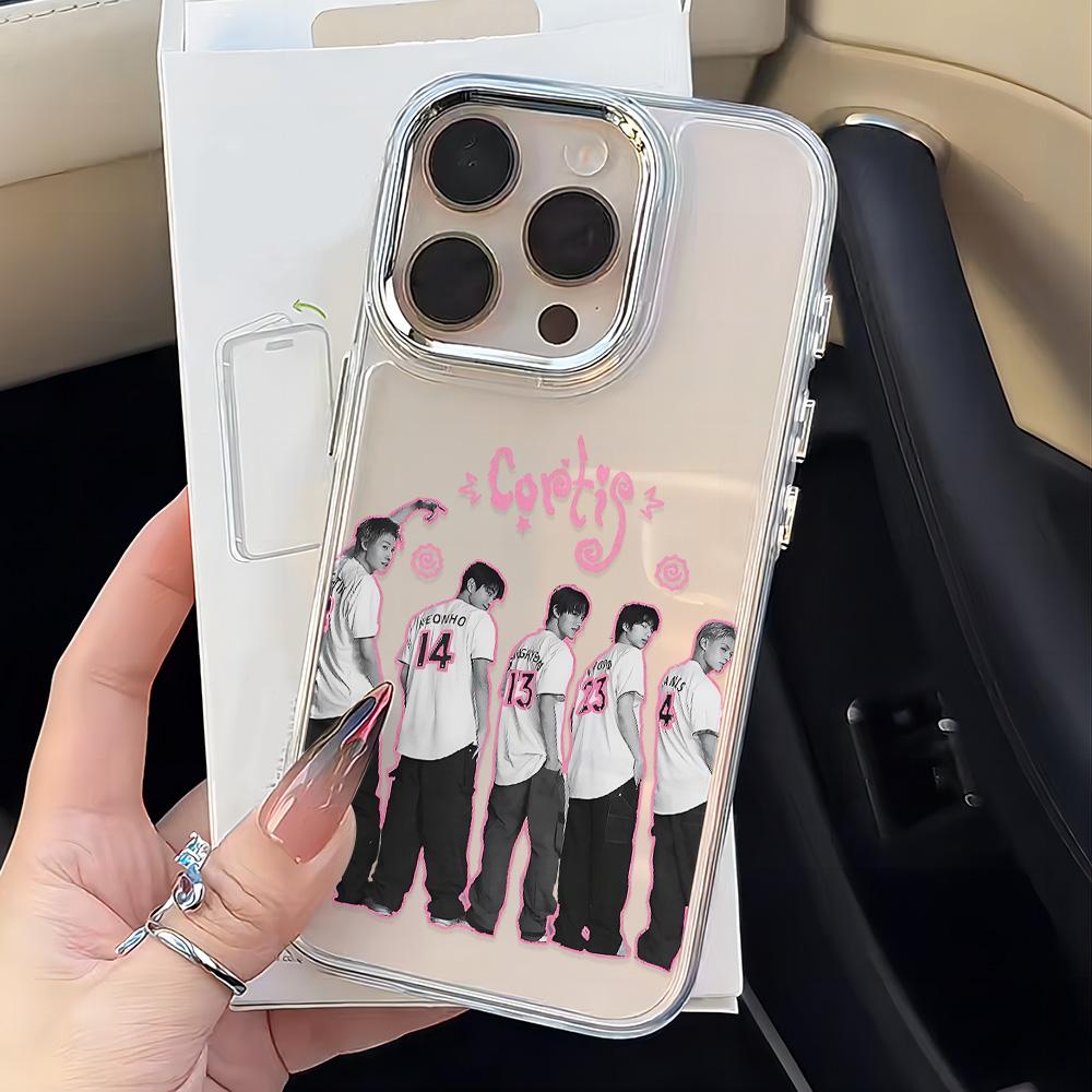 Kpop C-CORTIS Phone Case For iPhone 17 16e 16 15 14 13 12 11 Mini Pro Max X XR XSMAX 8 7 Air Plus Transparent Soft Cover