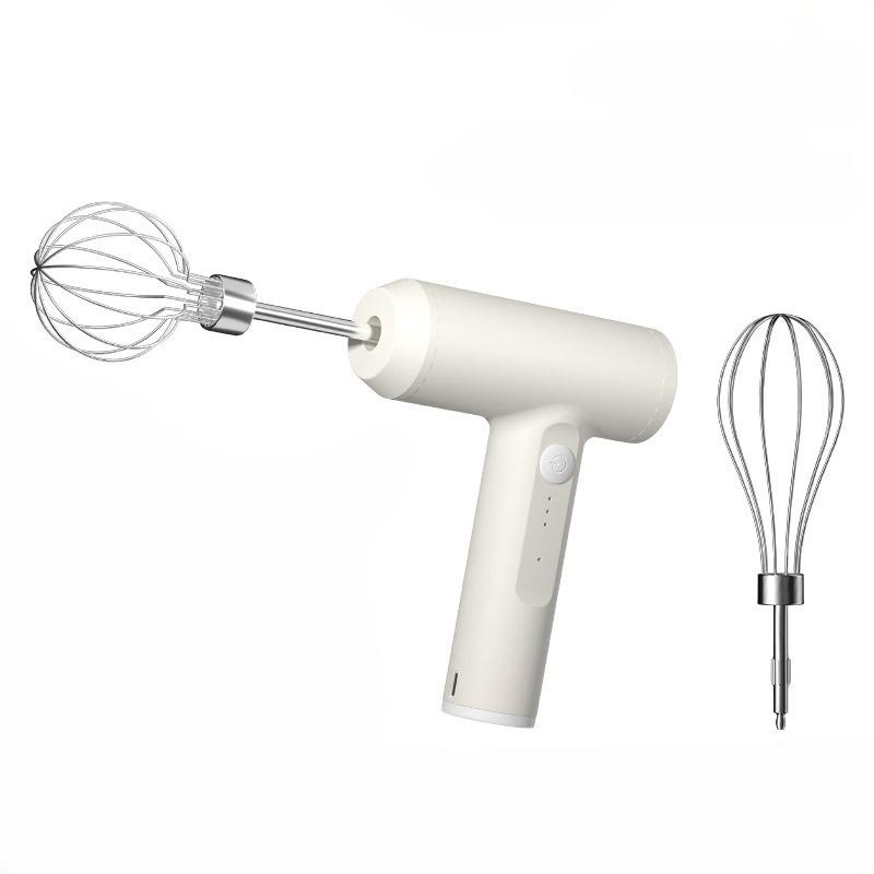 

Portable 3-Speed Wireless Electric Hand Mixer, Egg Beater for Baking Dough, Cake, Cream Blender Kitchen Tool белый