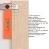 Level Gauge Multi-Angle Ruler Rotatable Knob Depth Measuring Gauge  For Woodworking
