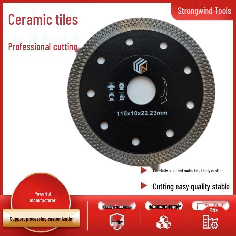 115mm Ultra-Thin Diamond Cutting Disc for Porcelain, Tile, and Ceramic - Hot Selling Angle Grinder Blade