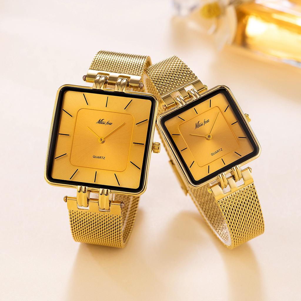 Men Watch Business Middle East Classic Simple Stainless Steel Couple Watch Waterproof Women Fashion Quartz Clock Wristwatches
