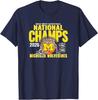 Michigan Wolverines 2026 National Champs Men's Bball Net T-Shirt