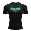 Y2K Herren Schnelltrocknendes Anime Fitnessstudio Kompressions-T-Shirt