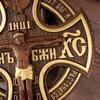 Cruce de Lemn Acasă Statui Sfinte Iisus Hristos Răstignit Icoană Bisericească Statuie Religioasă