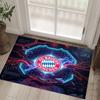 Bayern Munich Design Crystal Velvet Carpet Cozy Non?Slip Printed Rug For Bedroom Living Room Entrance