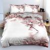 3D Design Flowers Duvet Cover Sets Bed Linens Bedding Set Quilt/Comforter Covers Pillowcases 240x220 Size Black Home Texitle