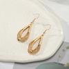 European and American gold retro design earrings ins wind geometric exaggerated earrings earrings earrings female spot