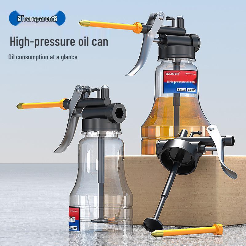 Hochdruck-Ölsprühdose mit langer Düse - Manuelle Getriebeschmierung für den Hausgebrauch & Industriellen Einsatz