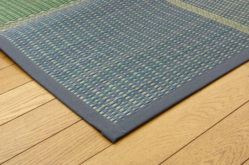 IKEHIKO FUBUKI Igusa Rug/Carpet, Approx. 174 x 261 cm, Edo-ma (Edo-ma) Size (3 Tatami Mats), Green, Made in Japan #4112203