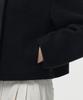 Musinsa Standard Woman Women'S Wool Blend Boucle Short Mac Coat [Black]