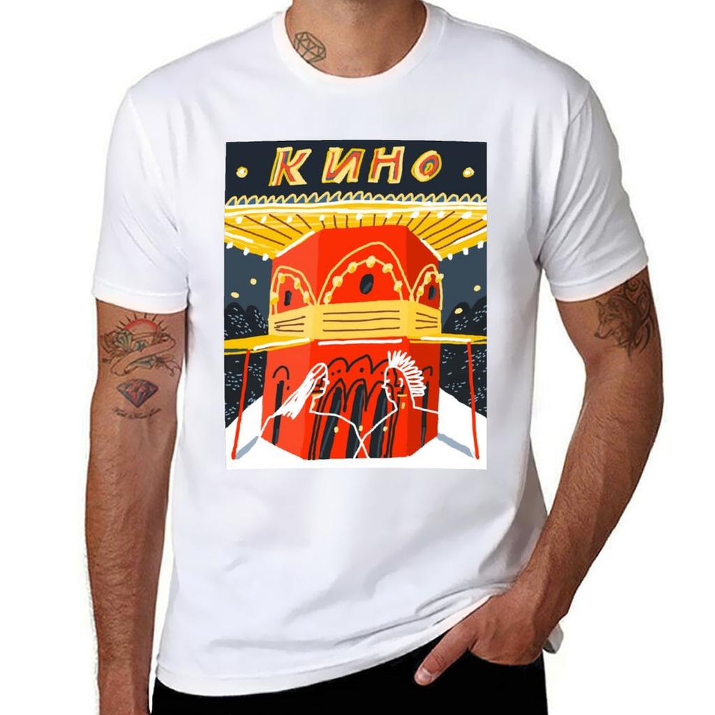 Cinema Tshirt Basic Solid Color Short Sleeve Cotton Top