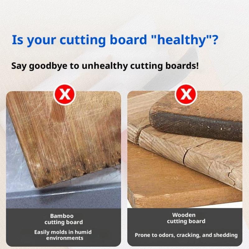 Těžká Silná Krájecí Deska PE 2CM Silná Plastová Krájecí Deska Protiskluzová Kuchyňská Podložka na Krájení