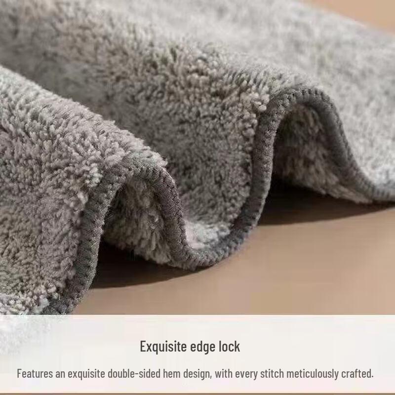 Bamboo Charcoal Microfiber Kitchen Dishcloth