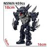 The Book of Mountains and Seas Abstract MOC Building Block Set Shark Cactus Elephant  Etc Scale Model Block Bricks Toys  Playsets Compatible With