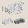 Glacier patterns Makeup Organizer Box Desktop Makeup Organizer Clear Lipstick Split Vanity Storage PET Organizer