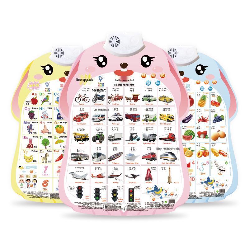 Little Rabbit Talking Wall Chart: Cute Educational Toy for Preschool Pronunciation Learning
