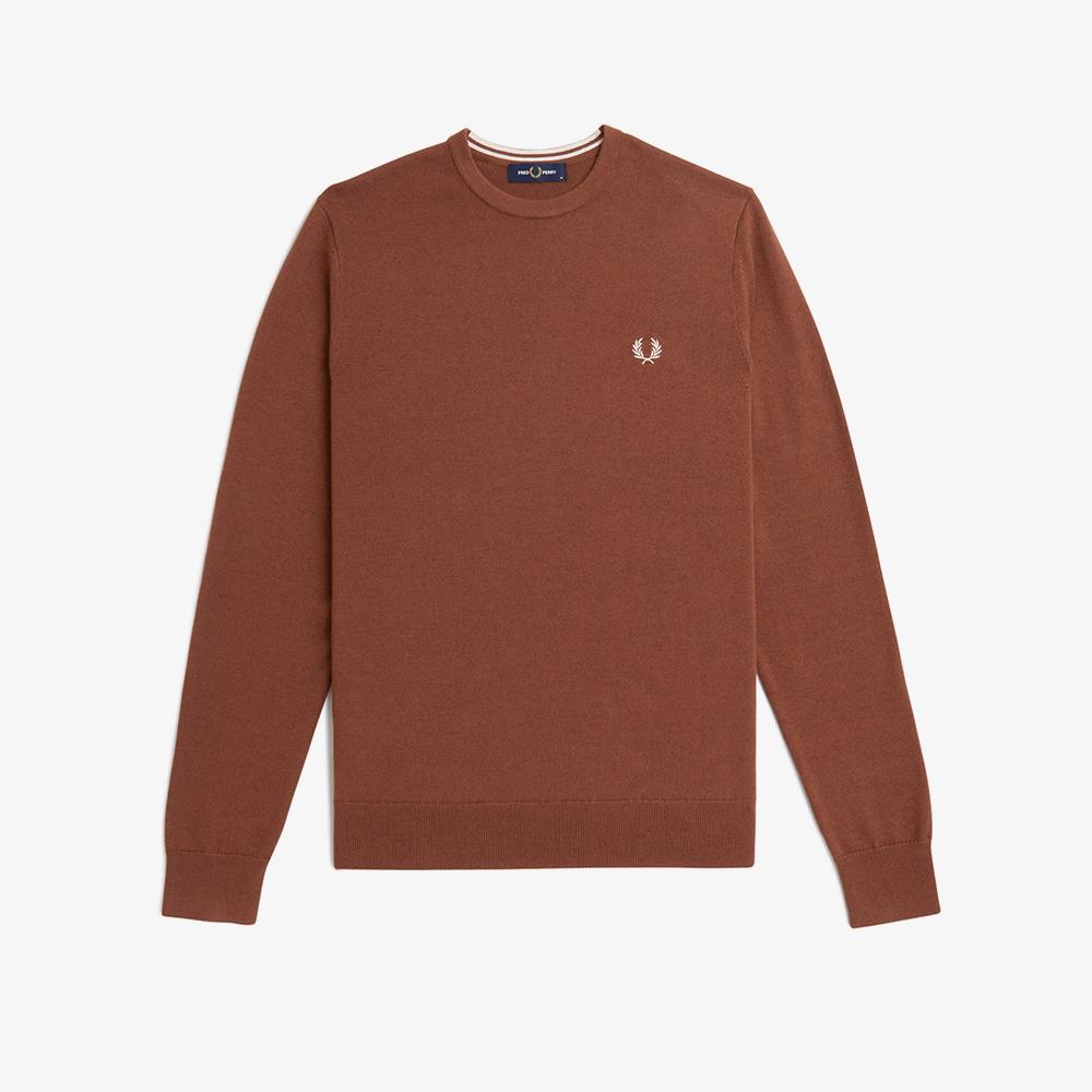 Fred Perry [Baseline] Classic Crew Neck Merino Wool Knit (S54) Afpm2439601-S54