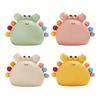Fruit Fork Set with Ceramic Crab Storage Jar Stainless Steel Dessert Salad Forks Cartoon Mini Food Picks for Home Cafe Restaurant Table Decoration