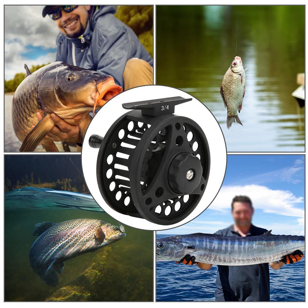 Fly Fishing All Metal Pressure Casting Bearing Gapless Wire Wheel Line Reel Tackle(34 )