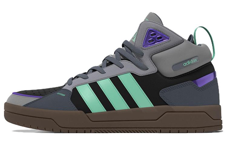 Adidas Neo 100DB Mid Shoes  Grey Black Purple Gum  GZ2584 38⅔