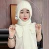 Korean Winter  Ear Protection And Neck Protection Knitted Hat For Women