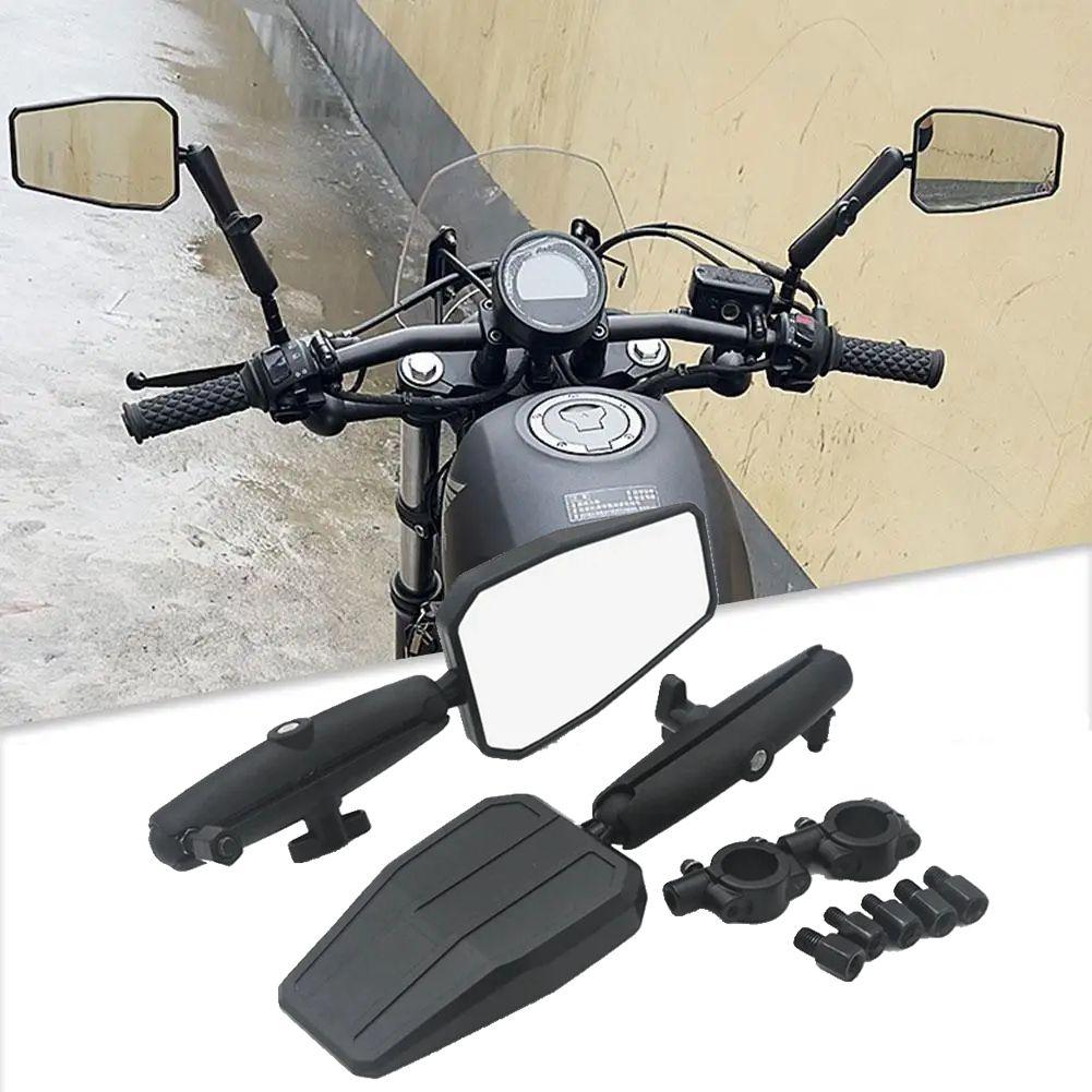 Universal Aluminum Rearview Mirror for Suzuki Kawasaki Sport, Rear View Mirror, Dirt Pit Bike, Motorcycle Parts